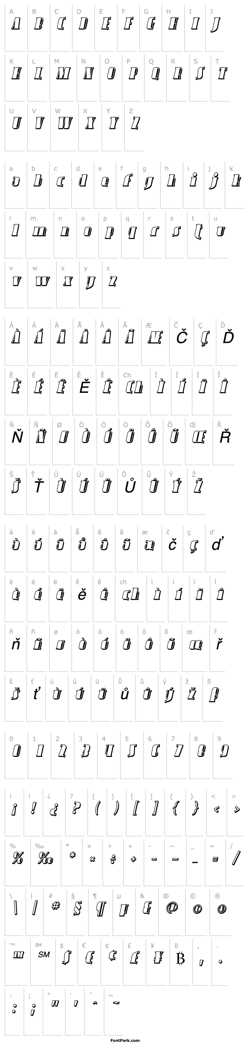 Overview Avondale Shaded Italic