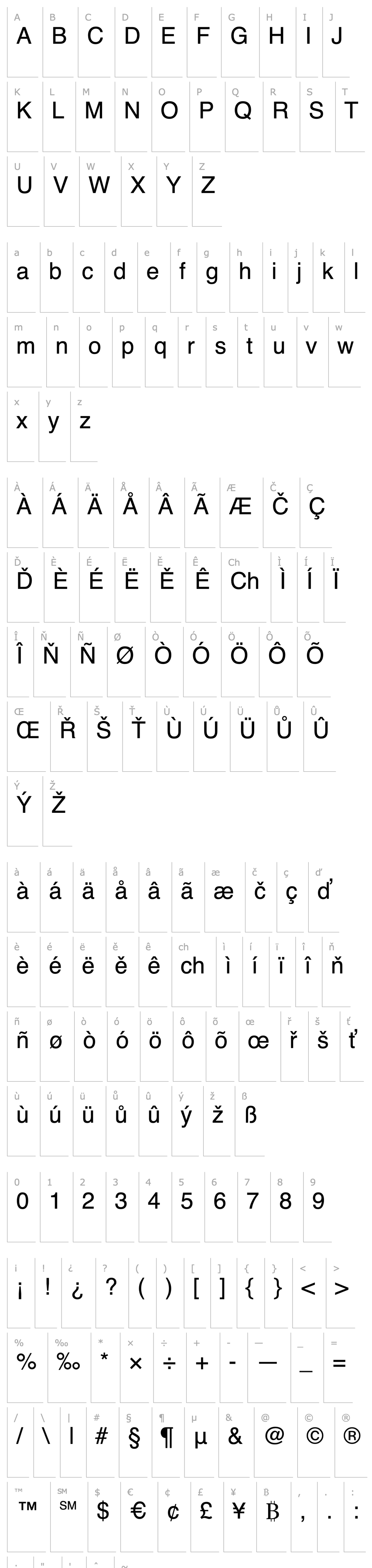 Přehled AXtNadaBoldItalic