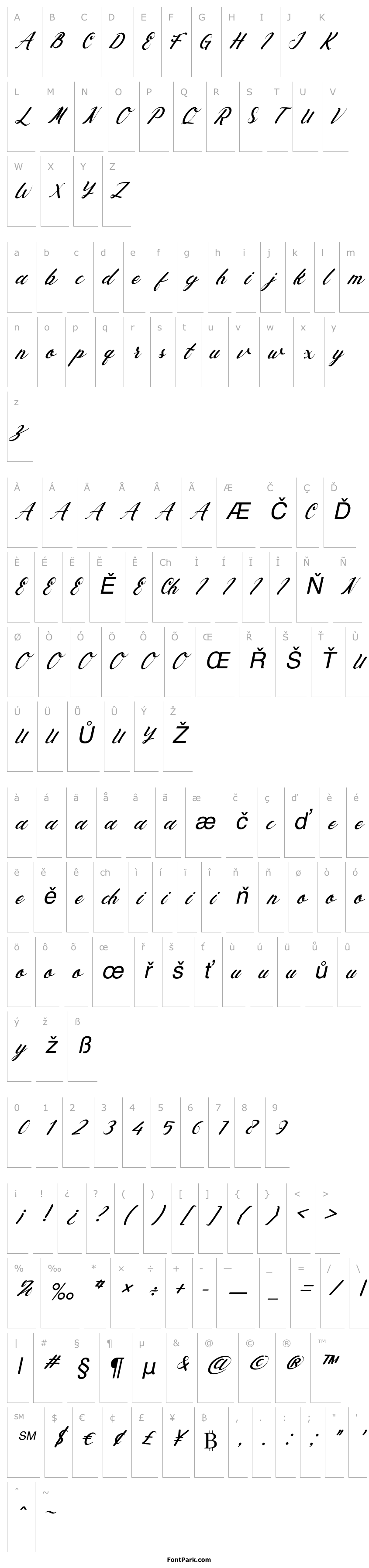Overview Ayunda Italic