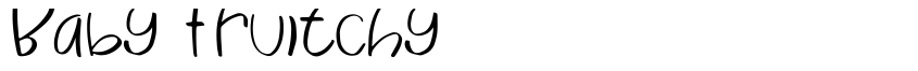 Font Baby Fruitchy by Fajar Wicaksono