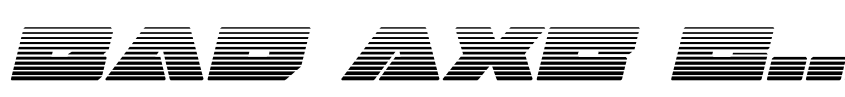 Preview Bad Axe Gradient Italic