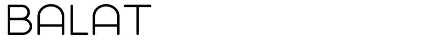 Font Balat by Onur Cem TAN