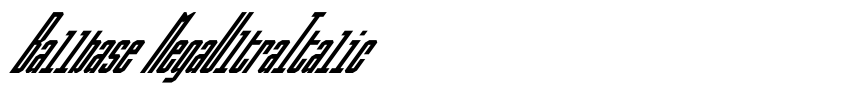 Preview Ballbase MegaUltraItalic