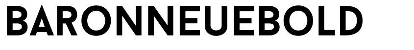 Preview BaronNeueBold