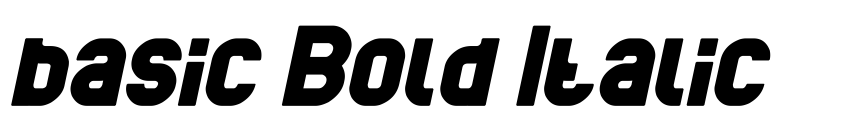 Preview basic Bold Italic