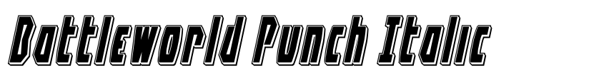 Preview Battleworld Punch Italic