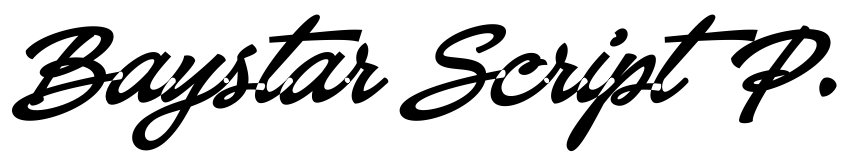Preview Baystar Script PERSONAL USE ONLY Bold PERSONAL USE ONLY