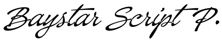 Preview Baystar Script PERSONAL USE ONLY Light PERSONAL USE ONLY