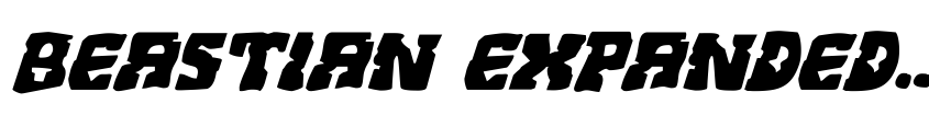 Preview Beastian Expanded Italic
