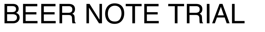 Preview BEER NOTE  TRIAL