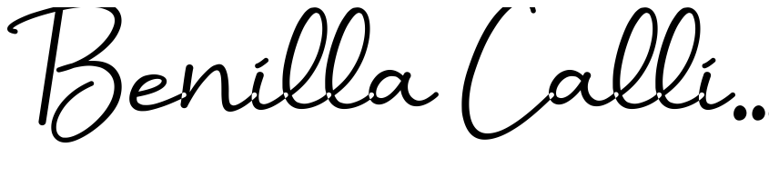 Font Benilla Calligraphy by AEN Creative Studio 2020