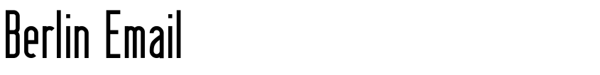 Preview Berlin Email