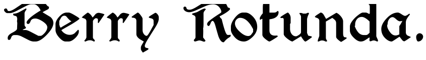 Preview Berry Rotunda Regular