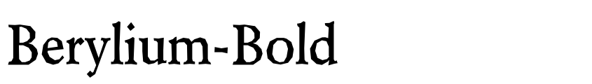 Preview Berylium-Bold