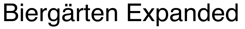 Preview Biergärten Expanded