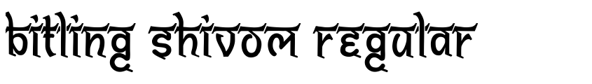 Preview Bitling shivom Regular