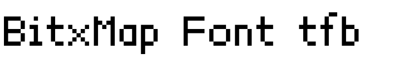 Preview BitxMap Font tfb