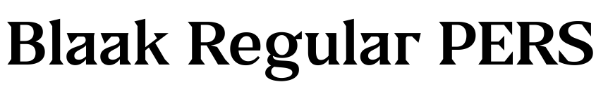 Preview Blaak Regular PERSONAL USE