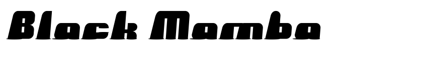 Font Black Mamba by weknow © (weknow.deviantart.com)