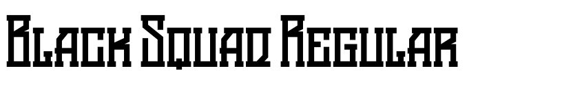 Preview Black Squad Regular