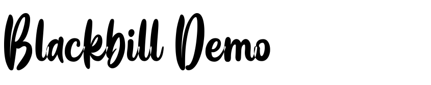 Preview Blackbill Demo