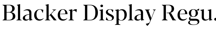 Preview Blacker Display Regular