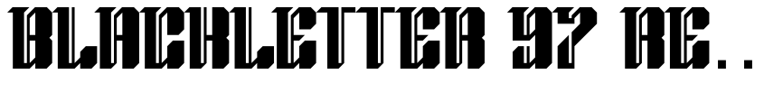 Preview Blackletter 97 Regular
