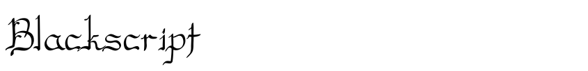 Preview Blackscript
