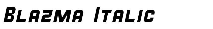 Preview Blazma Italic