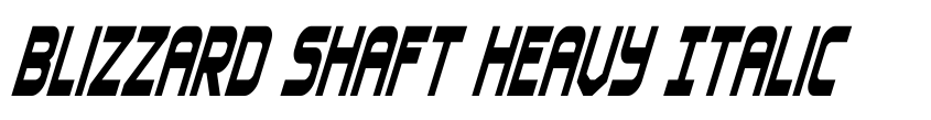 Preview Blizzard Shaft Heavy Italic