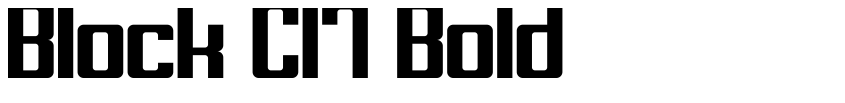 Preview Block C17 Bold