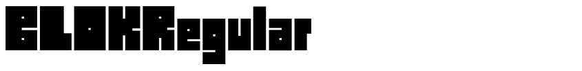 Preview BLOKRegular