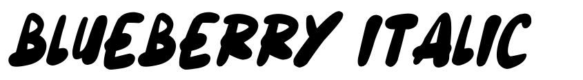 Preview Blueberry Italic