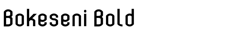 Preview Bokeseni Bold