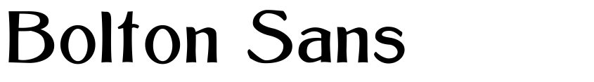 Preview Bolton Sans