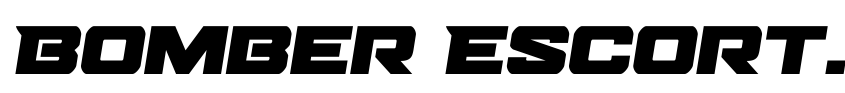 Preview Bomber Escort Semi-Italic