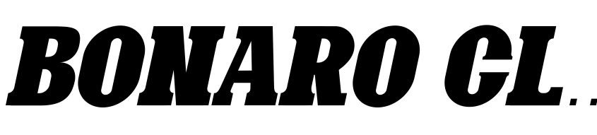 Preview Bonaro Clean Italic Demo Clean Italic