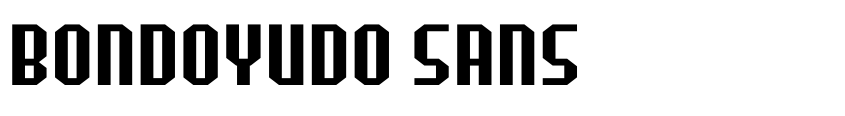 Preview Bondoyudo Sans
