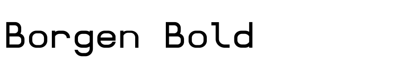 Preview Borgen Bold