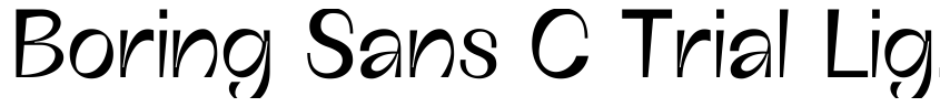Preview Boring Sans C Trial Light