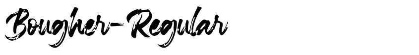 Preview Bougher-Regular