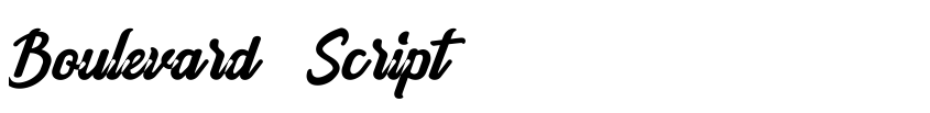 Preview Boulevard Script