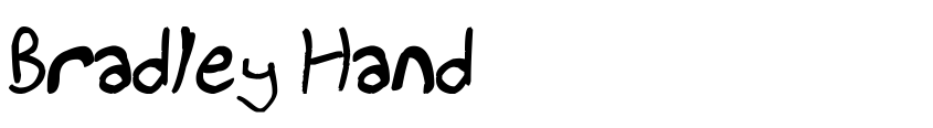 Preview Bradley Hand