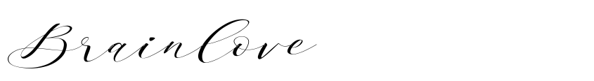 Font Brainlove by Aldedesign 2018