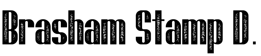 Písmo Brasham Stamp Demo Stamp od Sabrcreative Studio