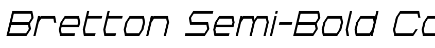 Preview Bretton Semi-Bold Condensed Italic