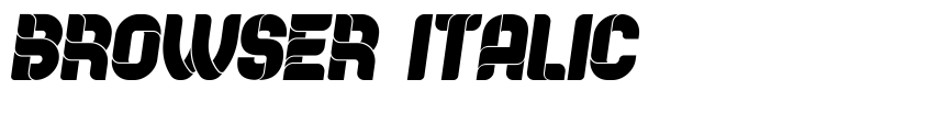Preview Browser Italic