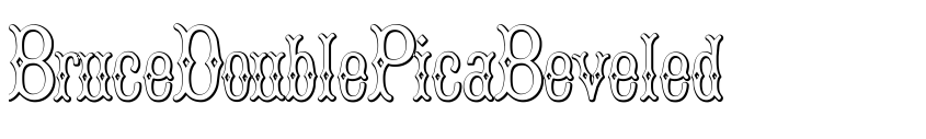 Preview BruceDoublePicaBeveled