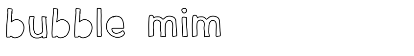 Preview bubble mim