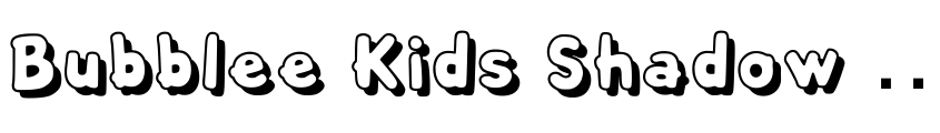 Preview Bubblee Kids Shadow Regular